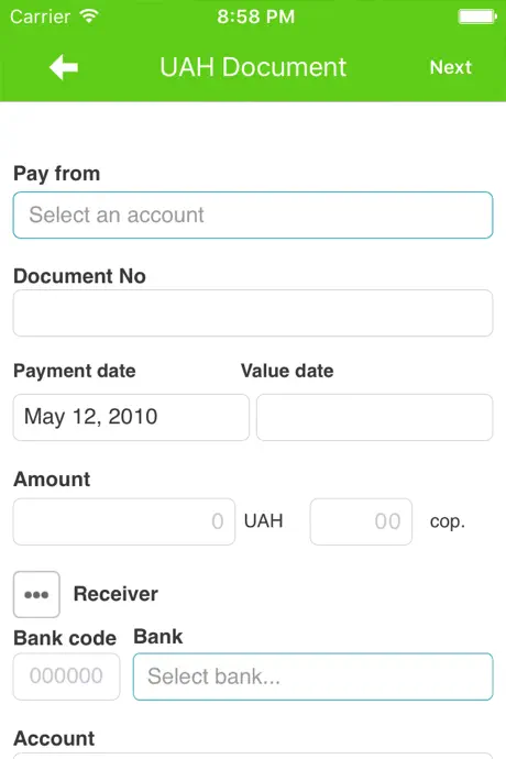 SEB Bank Ukraine for iPhone