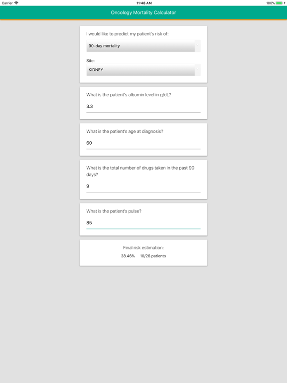Screenshot #4 pour OncoMortality