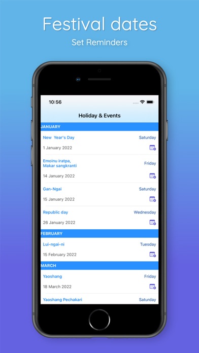 Manipuri Calendar App Screenshot