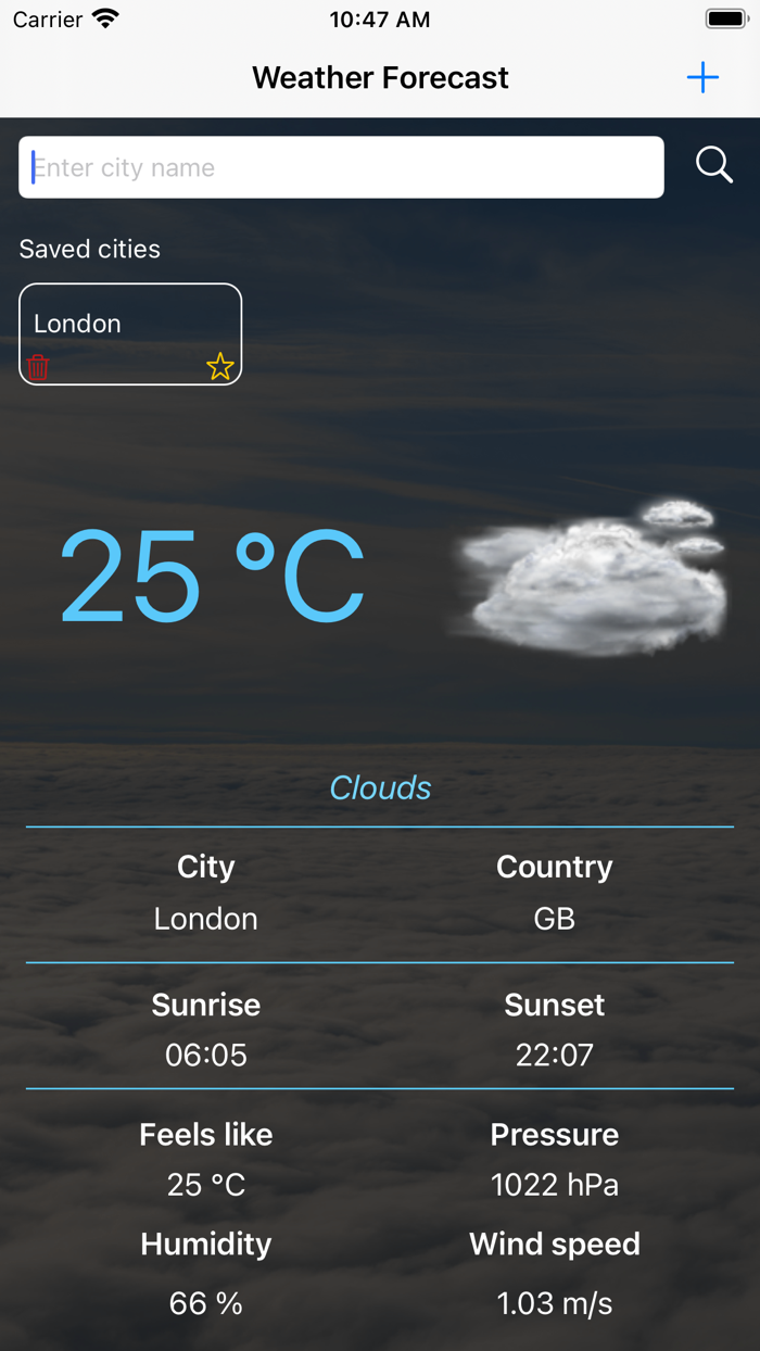 My Current Weather Forecast