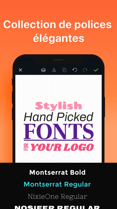 Screenshot #3 pour Logo Maker Shop: Créer,Creator
