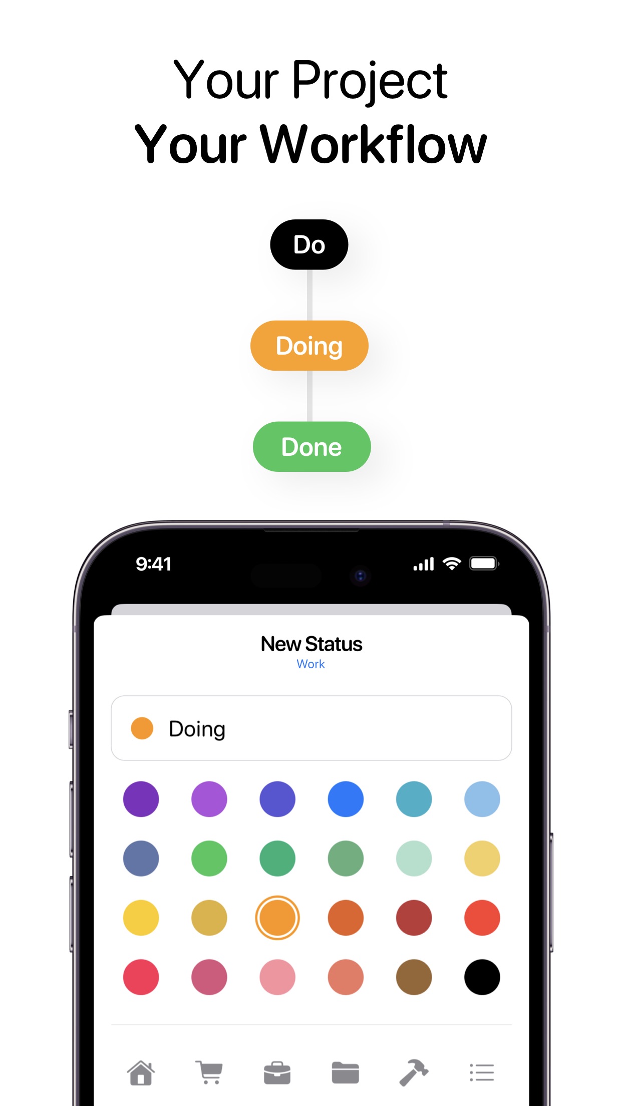 Screenshot do app Tasks: Todo Lists & Kanban