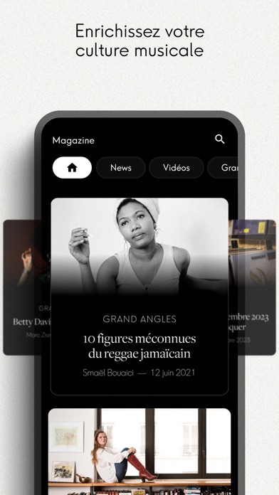 Screenshot #3 pour Qobuz : Musique & Editorial