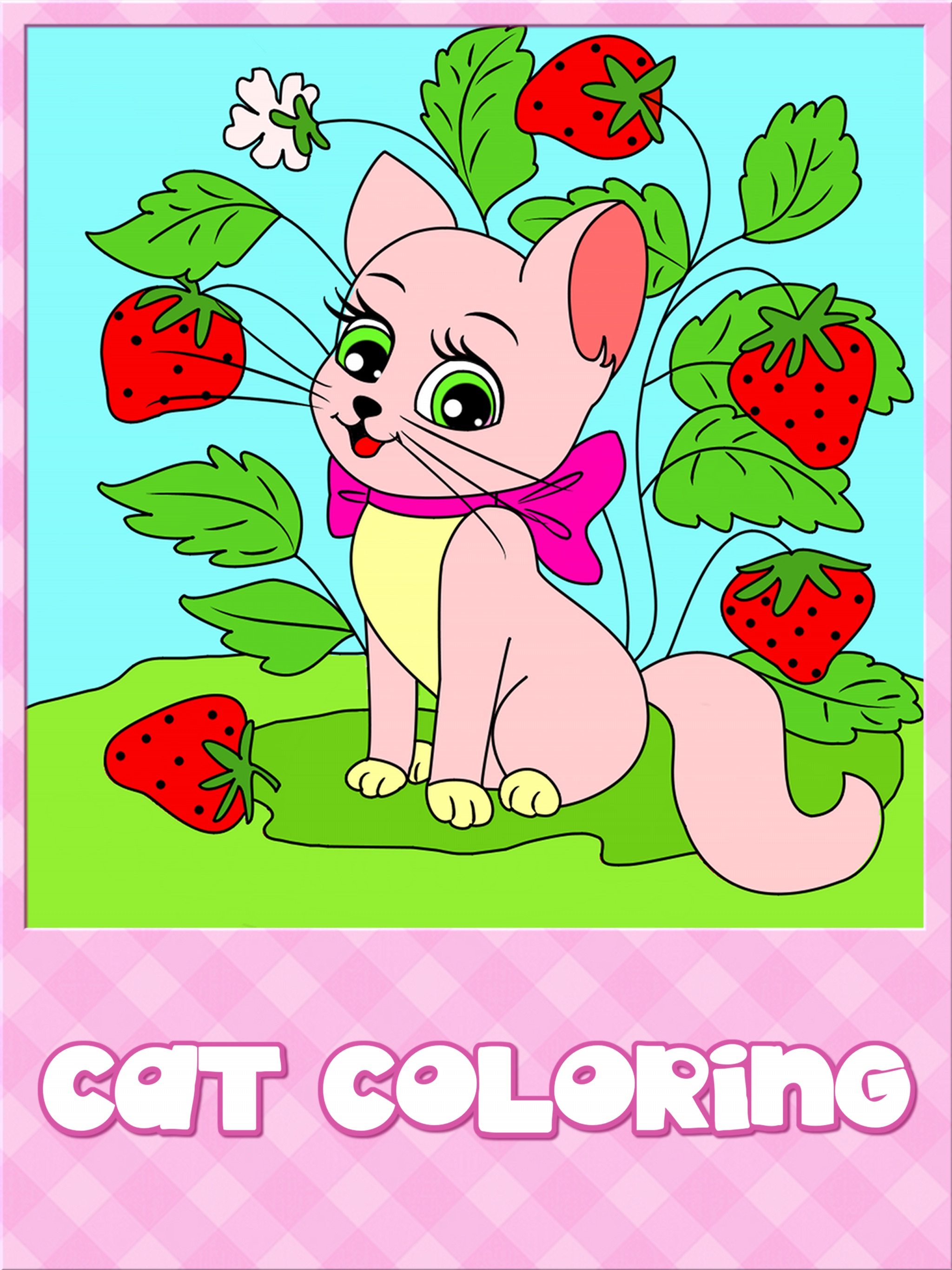 Cat Kitty Kitten Coloring Book