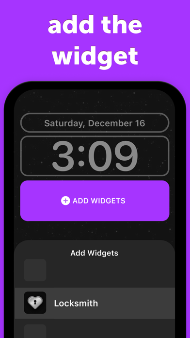 locksmith widget - by sendit Screenshot