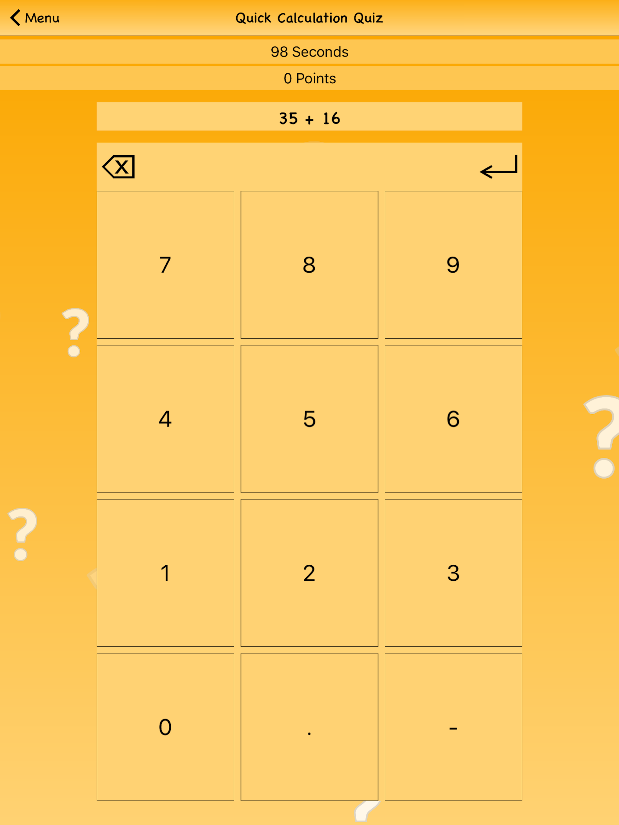 Quick Calculation Quiz screenshot 7
