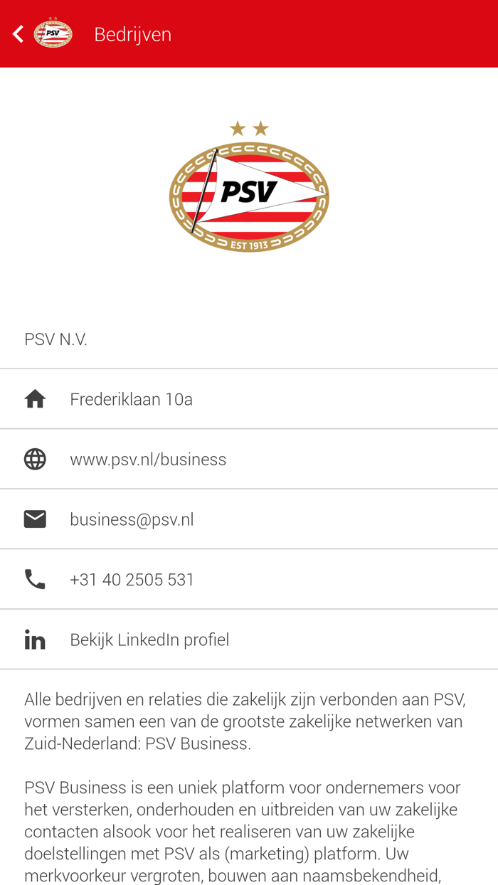 PSV Business