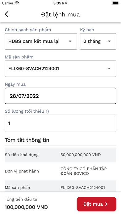 HDS Bond Screenshot