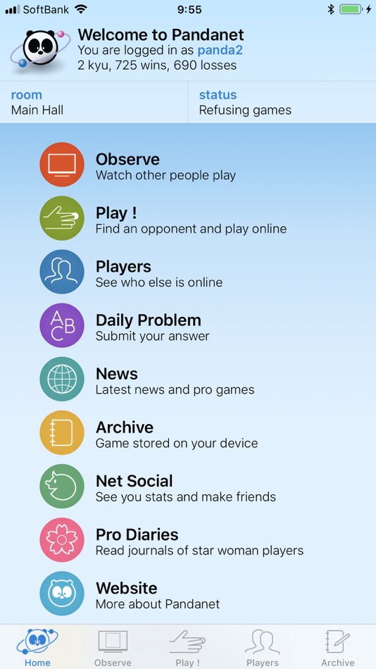 #1. PANDANET(Go) (iOS) Podle: PANDANET Inc.