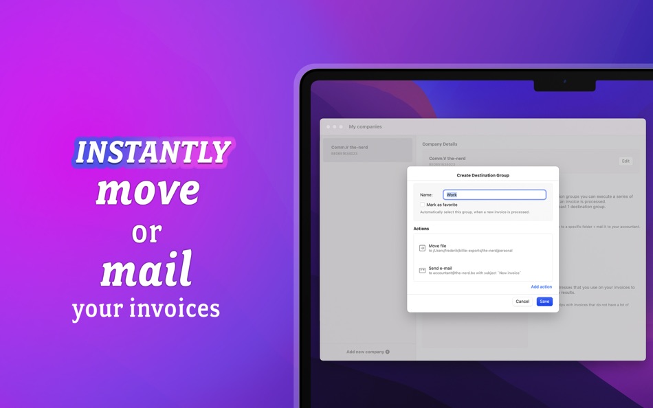 #4. Billie, smart invoice archiver (macOS) 由: Frederik Jacques
