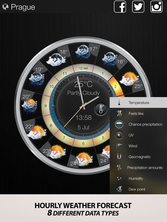 Screenshot #6 pour Weather Clock Widget