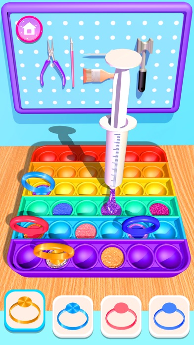 DIY Pop It Jewelry: Toys Games Screenshot