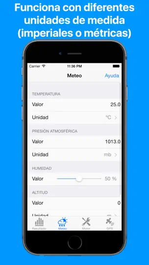 Captura de pantalla de Carburación Para Rotax Max en iPhone 4