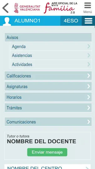 Captura de pantalla de GVA Web Familia 2.0 en iPhone 5