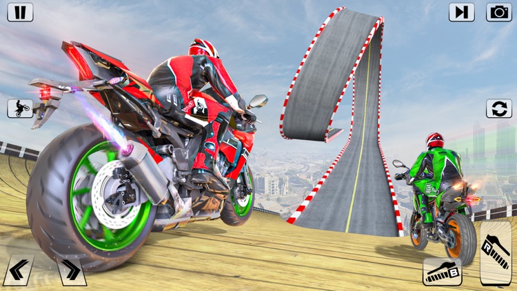 Bike 360 Flip Stunt game 3d screenshot-4