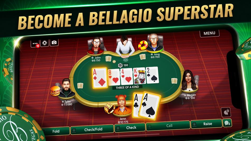 Bellagio Poker - Texas Holdem - 58.26.5 - (iOS)