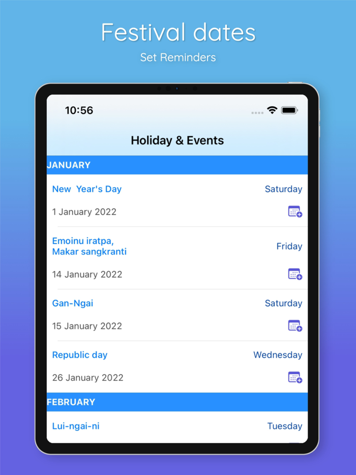 Manipuri Calendar App