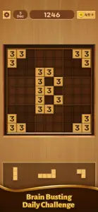 Wood Block Puzzle : Brain Game screenshot #2 for iPhone