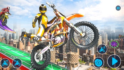 Moto Bike Stunts Racing Game Screenshot