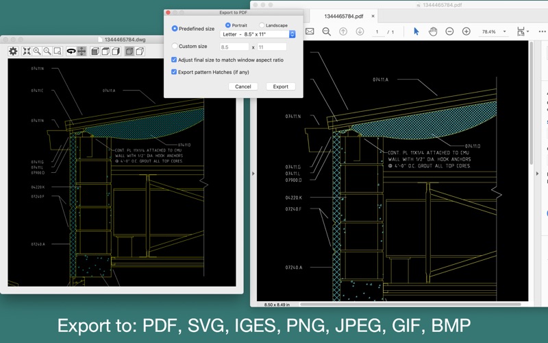 Screenshot #3 pour DXF Simple Viewer