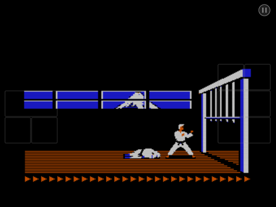 Karateka Classic iPad app afbeelding 4