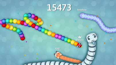 Snake.io - Fun Online Snake iOS Mod IPA screenshot 2 - iOS game interface