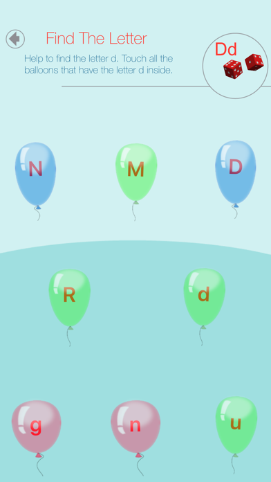 Italian Alphabet Cards Screenshot