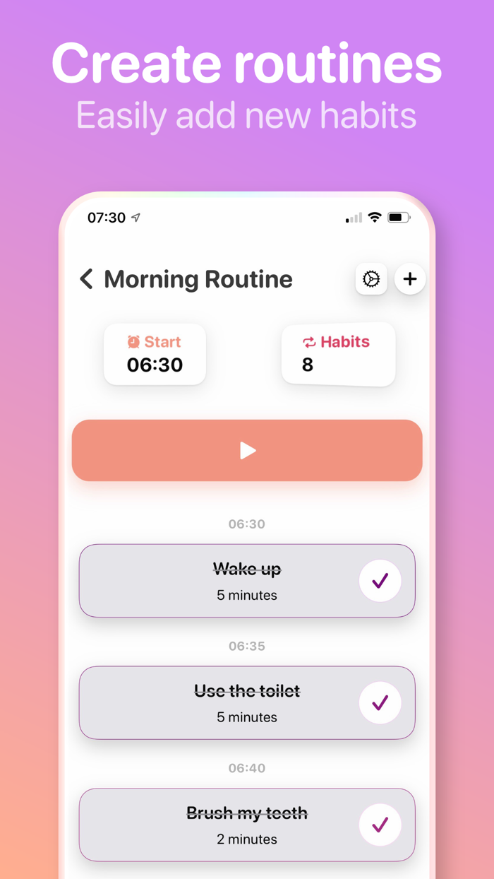 Awakee Routine and Habit Planner