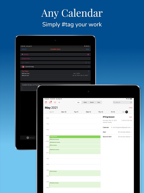 #Wage: Job Pay Track & Bill iPad screenshot 2 - Business app