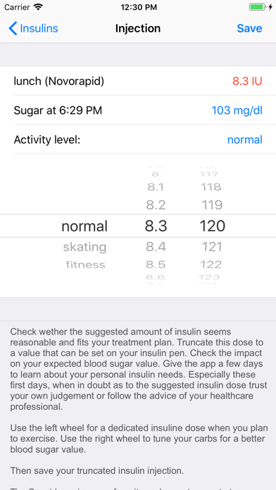 SugarPal Diabetes Manager Screenshot