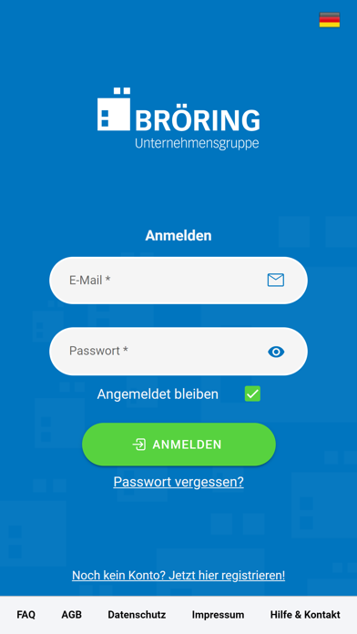 Bröring Bestellung & Service Screenshot