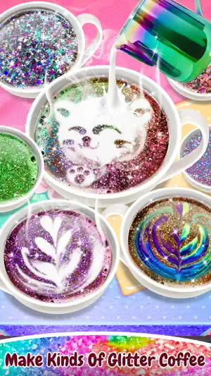 Glitter Coffee - Sparkly Food screenshot 3