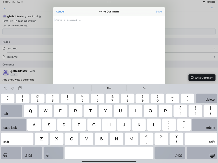 GistHub for Gist GitHub