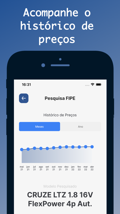 Tabela FIPE: Consultar Veículo Screenshot