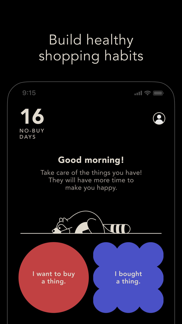 bless. minimal shopping habits