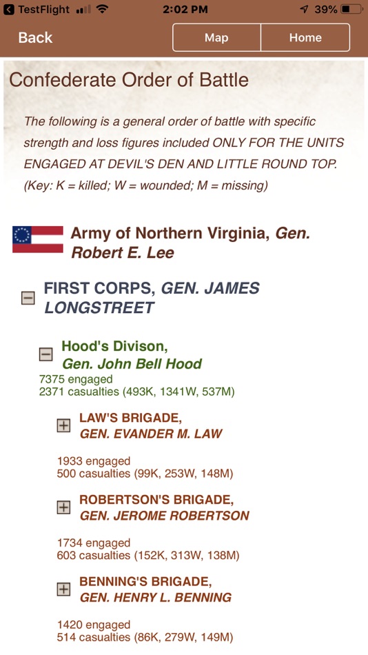 #4. Gettysburg Battle App: July 2 (iOS) Με: American Battlefield Trust