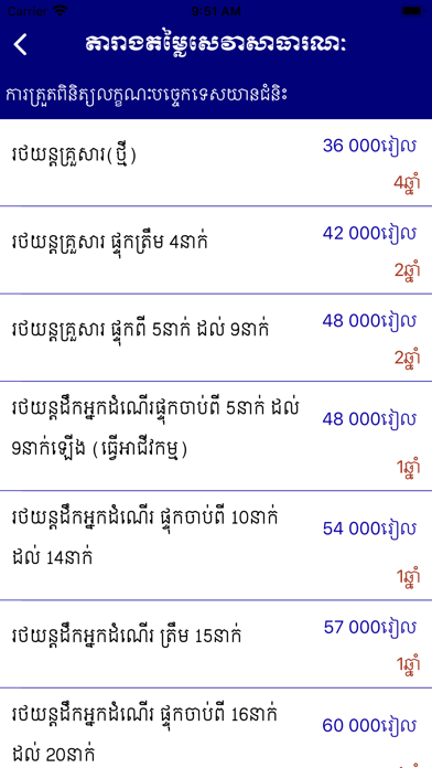 Land Transport Public Service Screenshot