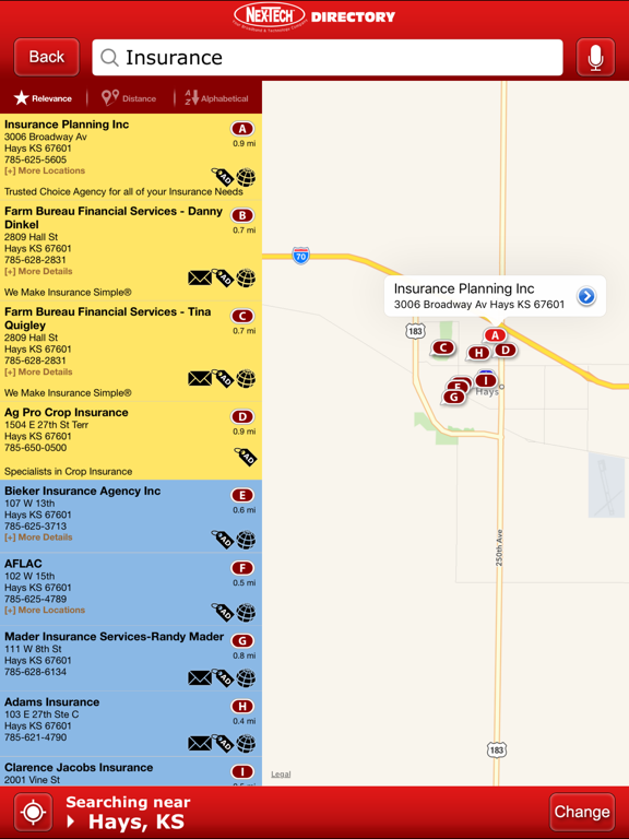 Screenshot #5 pour Nex-Tech Phone Directory