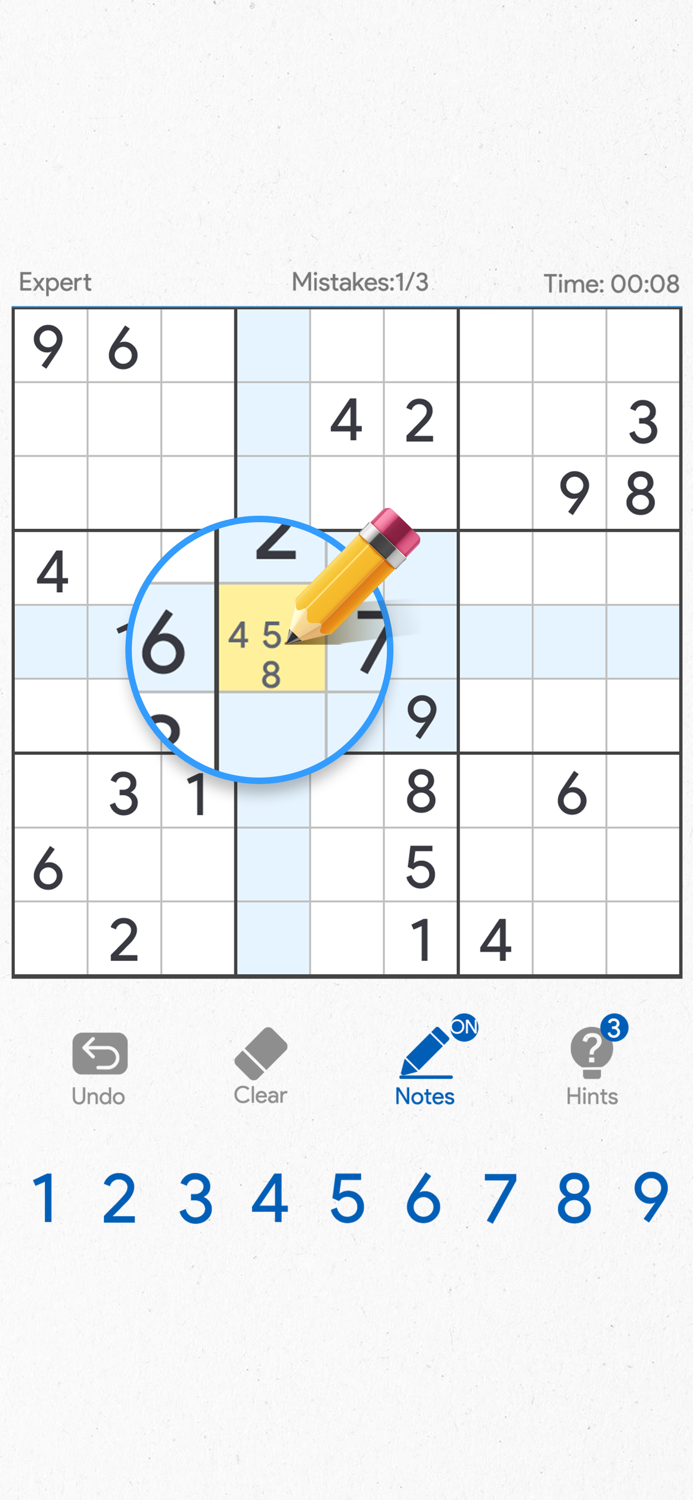 Sudoku Classic Brain Puzzle