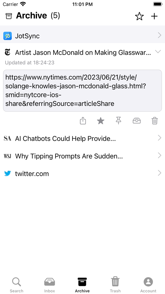 #5. JotSync (iOS) Oleh: Hui Zheng