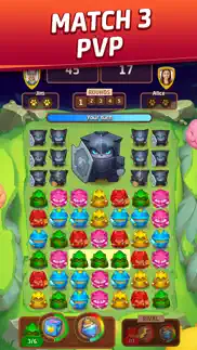 cat force – pvp match 3 game iphone screenshot 1