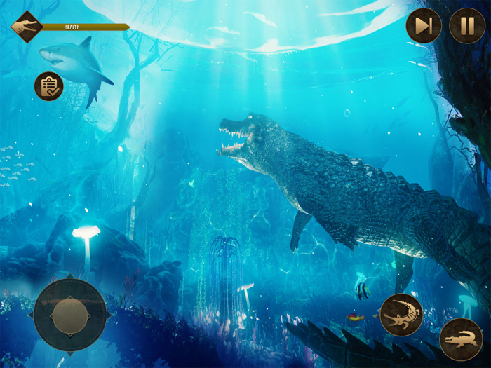 Angry Crocodile Animal Attack