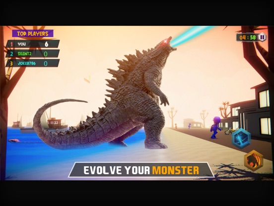 Monster City: Destruction Game iPad screenshot 1 - Games app