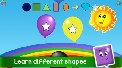 Kids Balloon Pop Language Game Screenshot