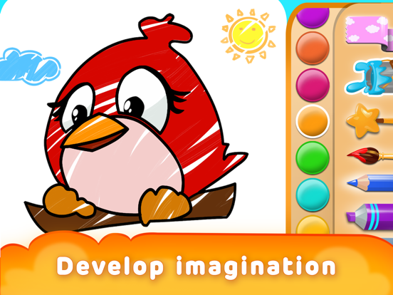 Coloring games for kids 2-4 iPad screenshot 3 - Education app