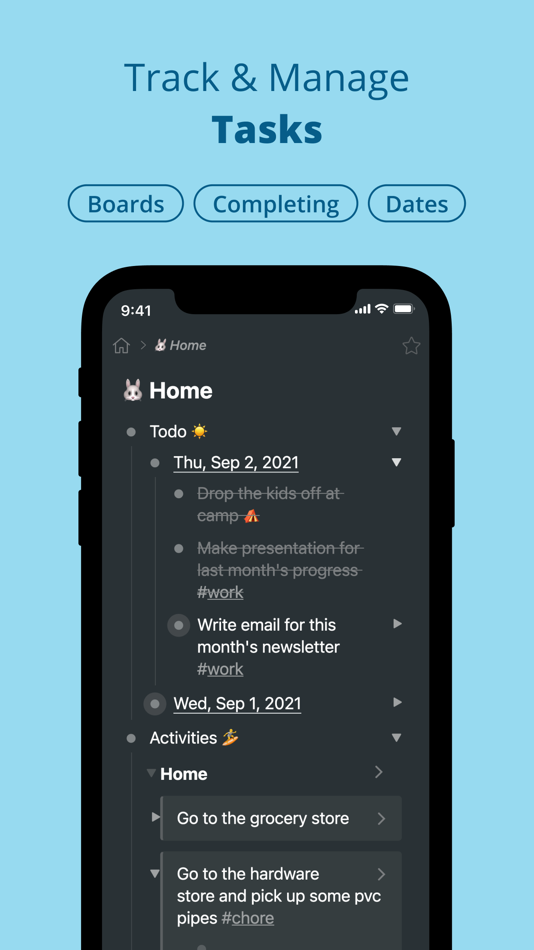 #3. WorkFlowy: Note, List, Outline (iOS) 由: FunRoutine INC