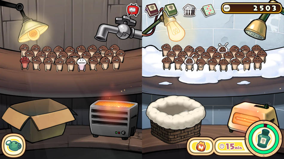 #7. Idle Mushroom Garden (iOS) 来自: BeeworksGames