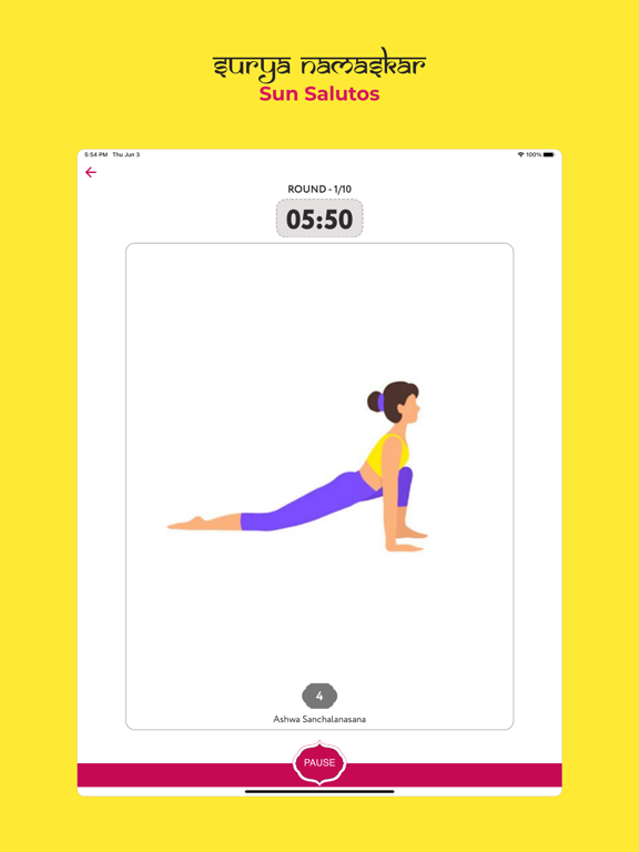 Screenshot #6 pour Surya namaskar - All in 1 Yoga