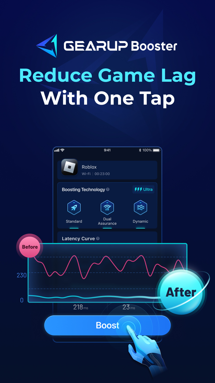 GearUP Game Booster Lower Lag