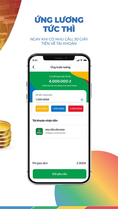 mBox - Ứng lương tức thì Screenshot